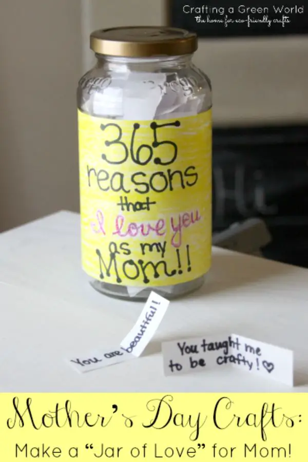 Jar of Love For Mom