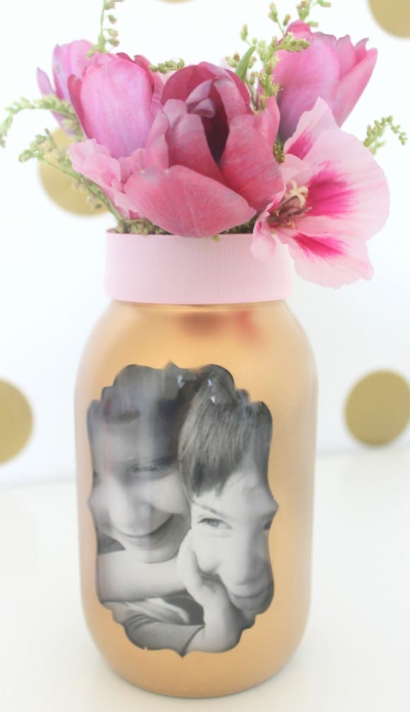 Mother's Day Photo Vase Craft